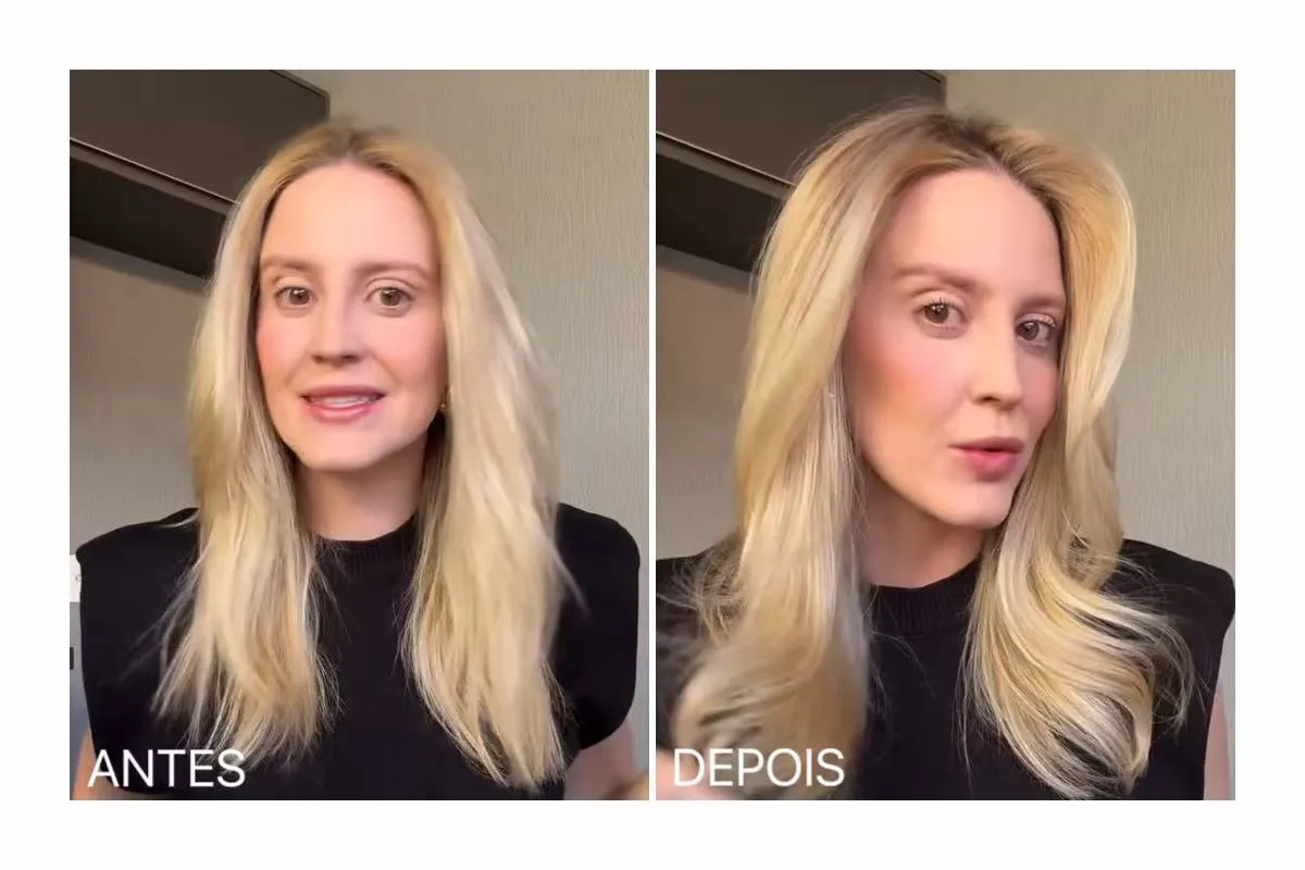 Antes e depois — resultado 8